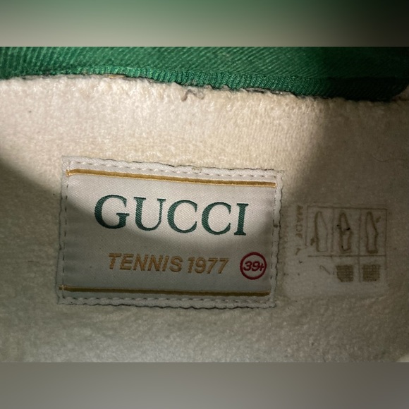 GUCCI TENNIS Size 39+ Pre-Owned. Excellent & Gorgeous conditions - Picture 6 of 6